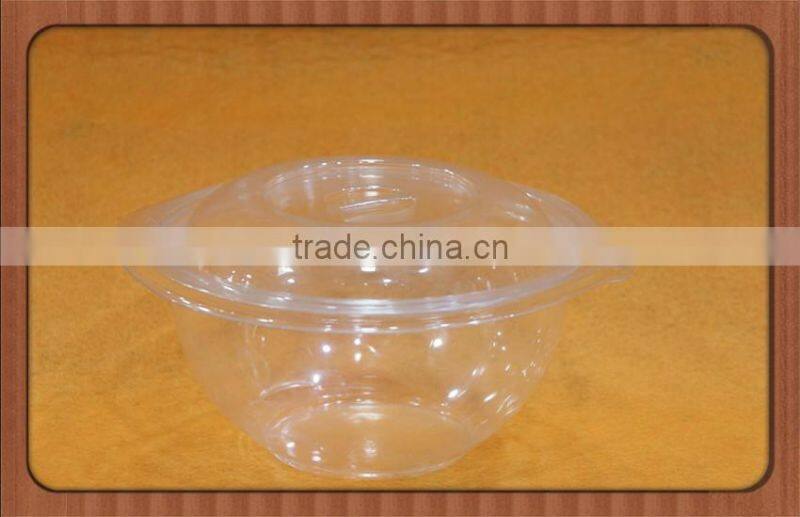universal eco-friendly clear plastic PET blister take away food tray with cover,food container with lid