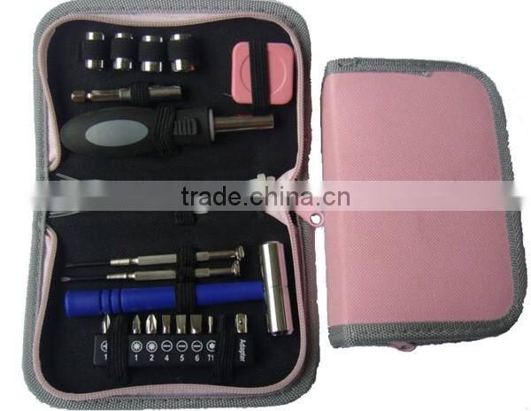 32 Piece Ladies Pink Tool box ,Household Pink Tool Set Special For Ladies