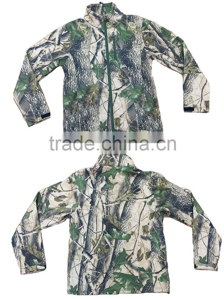 Breathable camping polyester winter mens military jacket