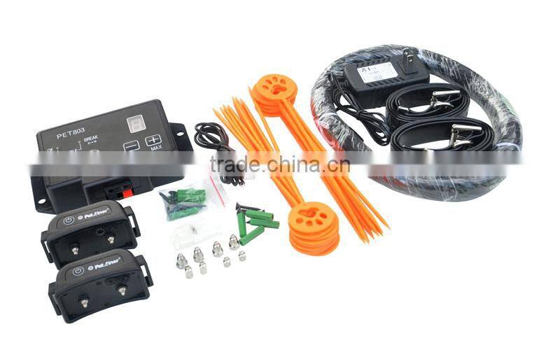 Petrainer IS-PET803 High Tech Pet Electronic Fence Boundary for 2 dogs