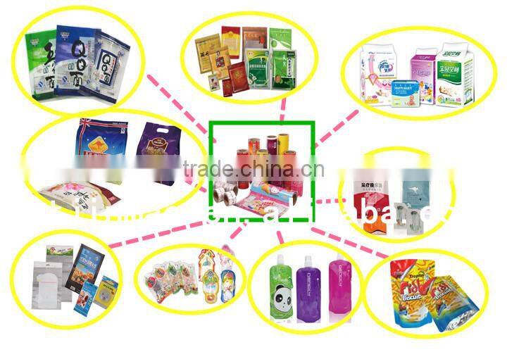 High Quality Printed Standing Zipper Flexible Garment Packaging