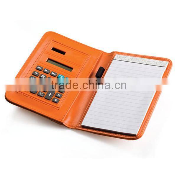 2016 popular multicolored pocket notebook with leather cover