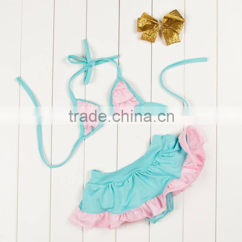 Hot sale swimming set for baby cotton boutiques kids swimsuit set matching kids suit set summer clothing baby clothing outfits