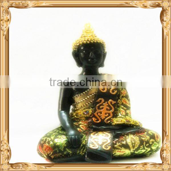 Resin Sitting and Closing Eyes Hindu God Craft for Home Decoration