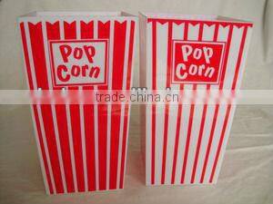 disposable plastic square popcorn bucket
