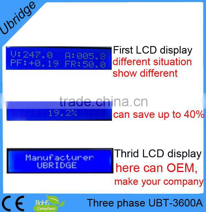 Amp Reduce Device Automatic Power Saver For Industry with Electrical Monitor