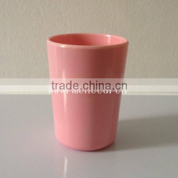 plastic melamine pink color cup