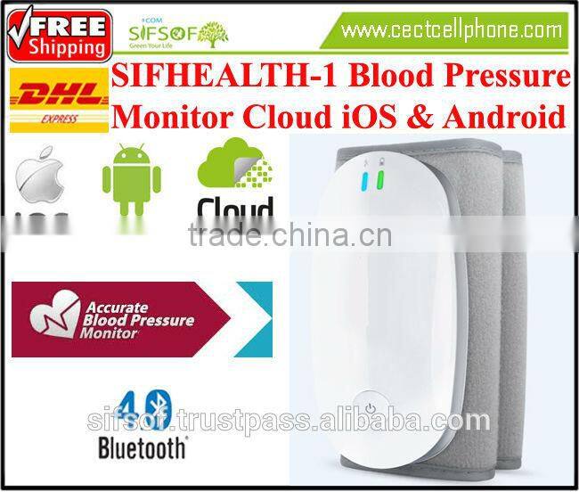 SIFHEALTH-1 Health care device. Wireless blood pressure monitor , iOS and Android APP.