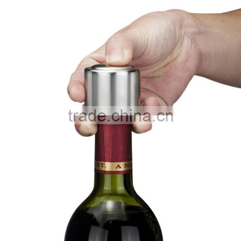 1 PCS Hot Sale New Stainless Steel Vacuum Sealed Red Wine Bottle Spout Liquor Flow Stopper Pour Cap