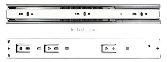 3 Fold 45mm Width Adjustable Ball Bearing Slide Rail