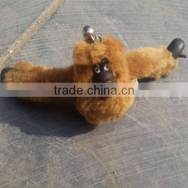 Custom cheap plastic and plush monkey toy