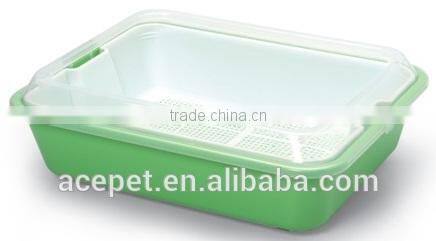 Cat Litter Box with Sieve and Scoop Cat Litter Pan