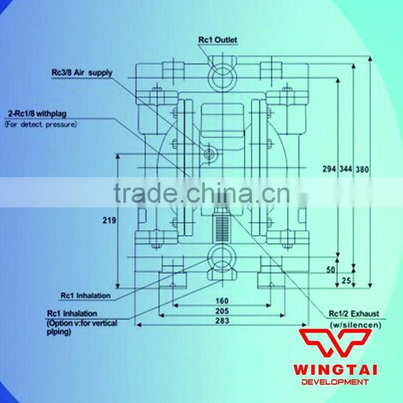 Two Way Ink Circulation Pneumatic Pumps