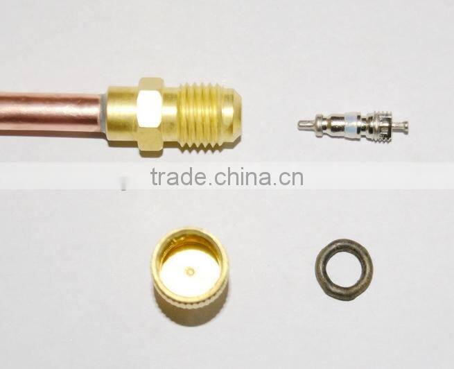 Air conditioning and refrigeration parts, non return valve, copper access valve 5/16"