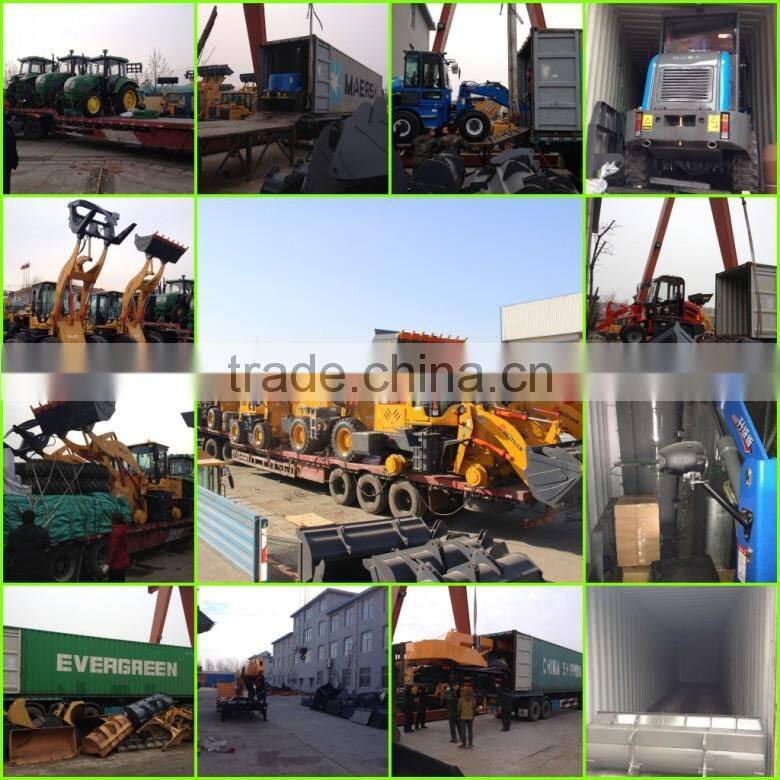 4WD deisel engine wheel loader with EPA Europe standard tiny wheel