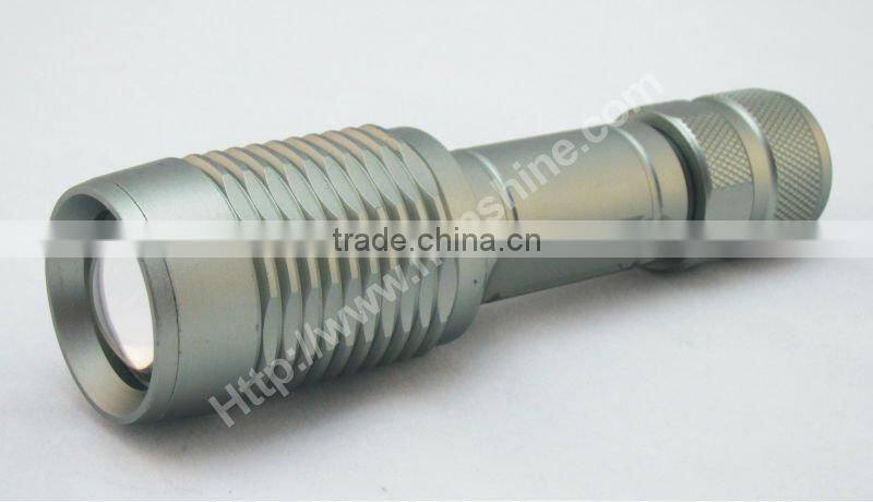 nice design xml t6 telescopic dimmable highlight flash led light