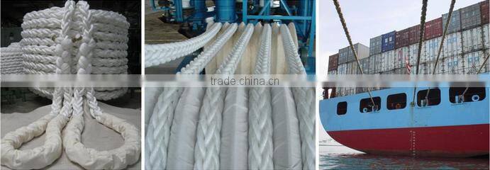 4mm-30mm 3 strand twisted/braided polyethylene rope