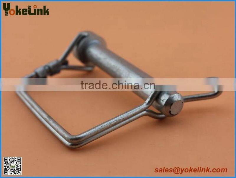 Square style wire tab lock pin
