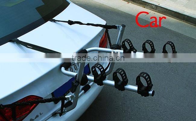 Manufacturer High Quality Rear Mounted 3 Bicycle Car Cycle trunk bike rack