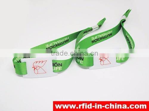 Reusable RFID Fabric Wristbands with RFID transponder rfid fabric