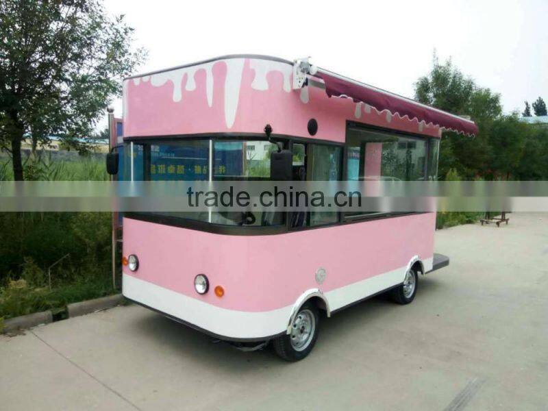 Street Fashion ,Customers favorite Electric Dining Car/mobile food truck for sale