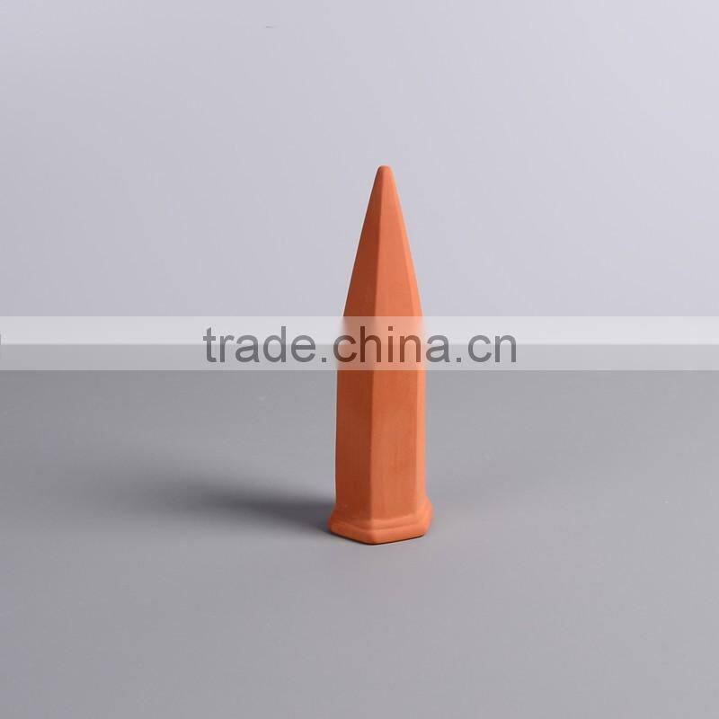 Terracotta Plant Watering Count Wine Bottle Stake Set