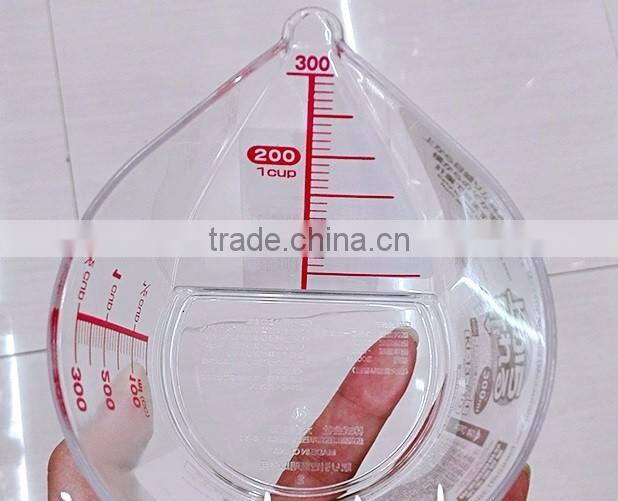 300ML 500ML Plastic Transparent Measuring Cup