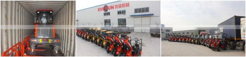 EVERUN brand CE Hoflader ER08 with Snow bucket