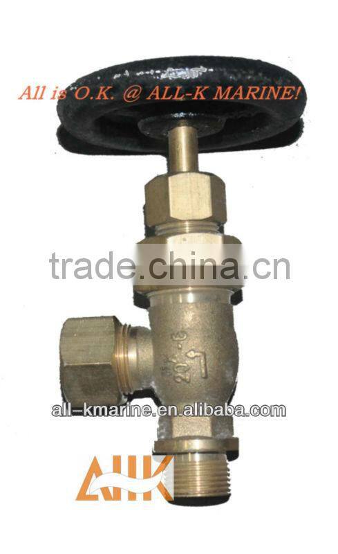 Marine Bronze Union Bonnet Type Angle Valves
