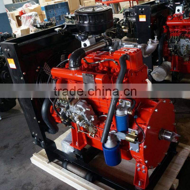 Diesel engine for fire fighting training equipment with radiator 4105T