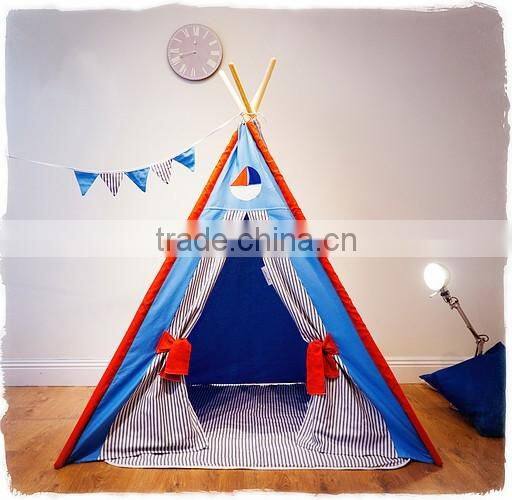 Promotional Customized Kids Teepee tipi play indian tent wigwam wholesale