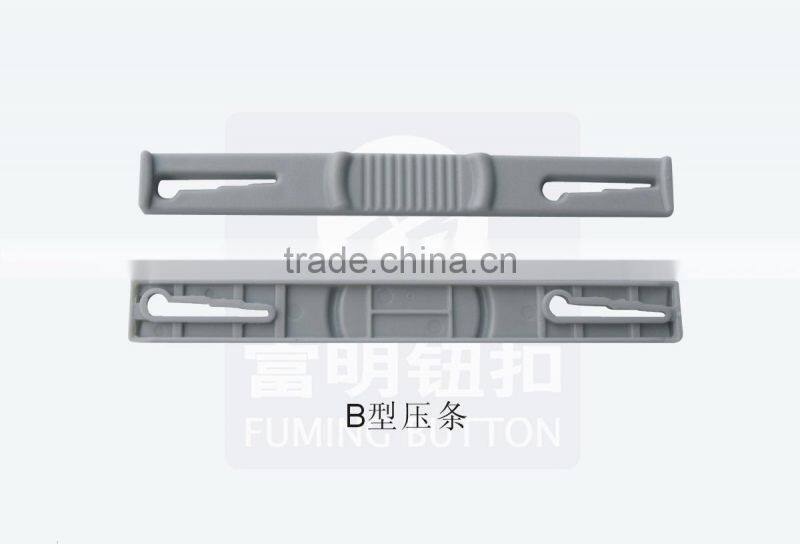 plastic compressor bar for ring binder