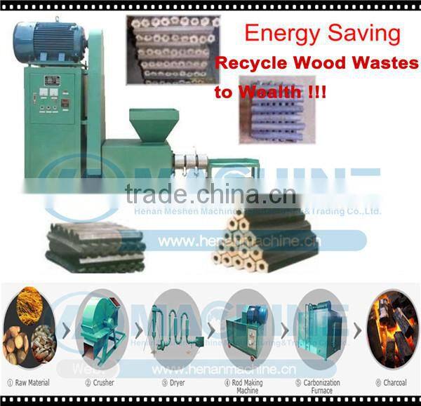 wood charcoal briquette press machine