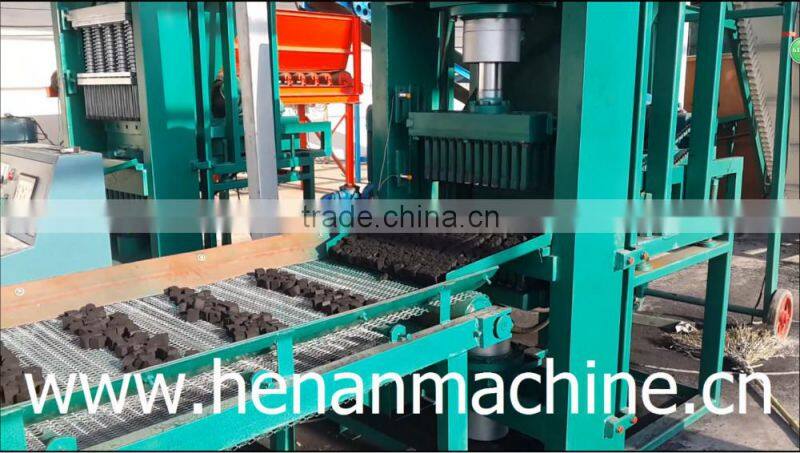 15 years professional factory coconut shell charcoal hydraulic shisha charcoal machine
