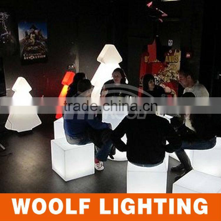 Colors Change led ktv party Furniture modern dinner cute led dinner table