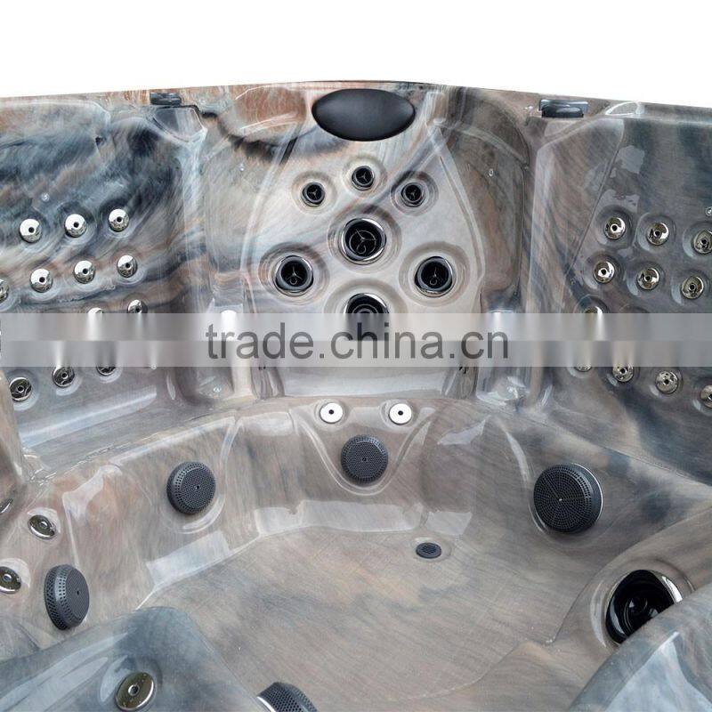 Led lighting spa whirlpool with stereo music