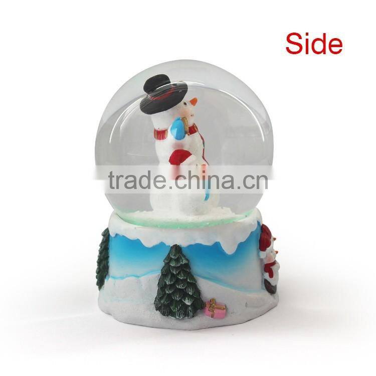 Christmas theme snowman water globes