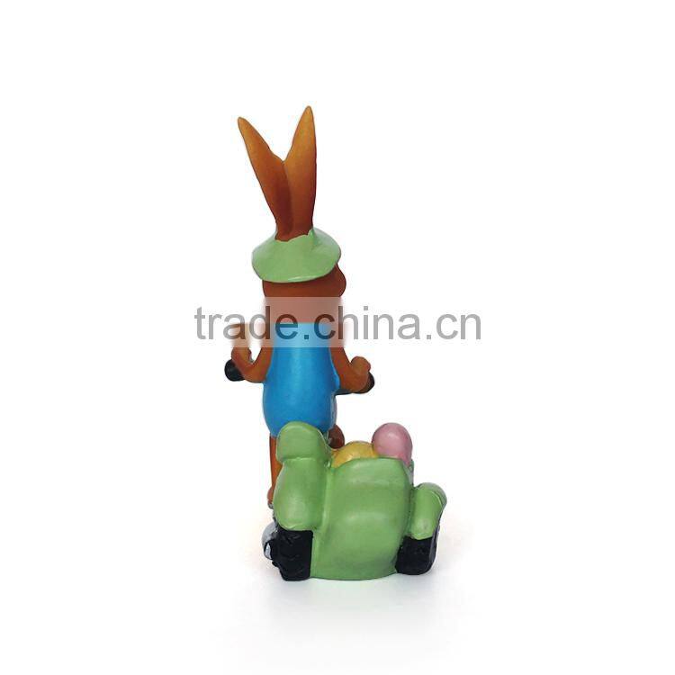 2015 customized polyresin rabbit figurine crafts
