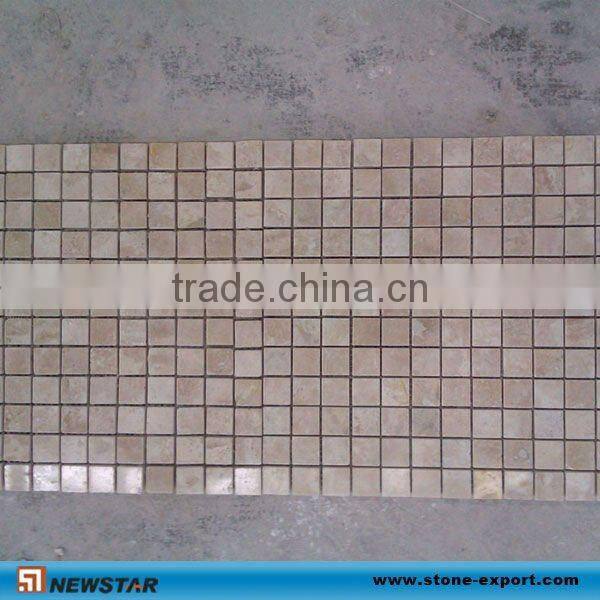 high polish beige limestone tiles