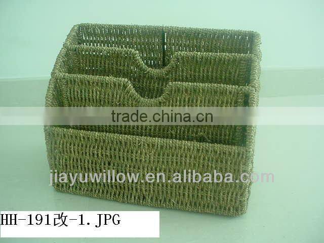 Linyi wholesale exquisite magazine wire basket with 100%handmade