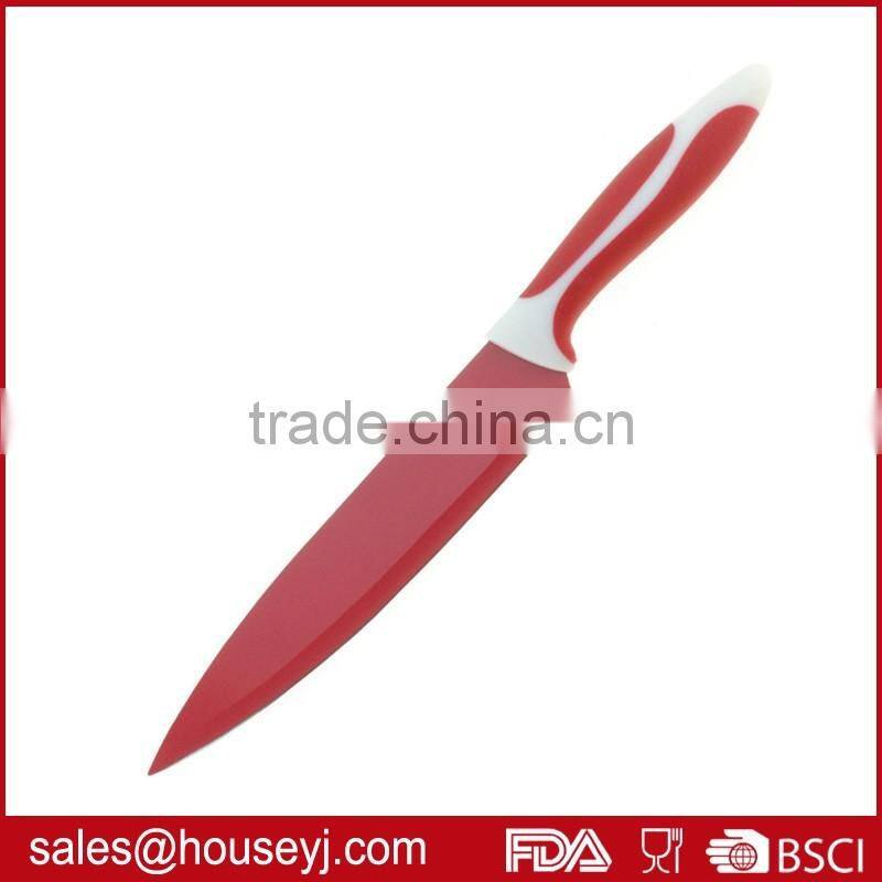 Set of 5pcs knife set non stick color kitchen knife with EVA box packing colorful kitchen utensil