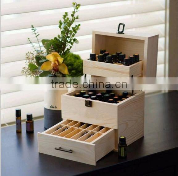 China direct factory FSC&SEDEX AUDIT Christmas display 3tier wooden Doterra 5ml 10ml 15ml essential oil bottle storage box