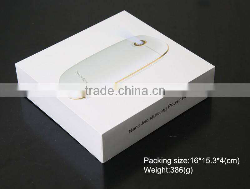 2016 Humidifier Handy Facial Water Nano Mist Spray with 8800mAh power bank