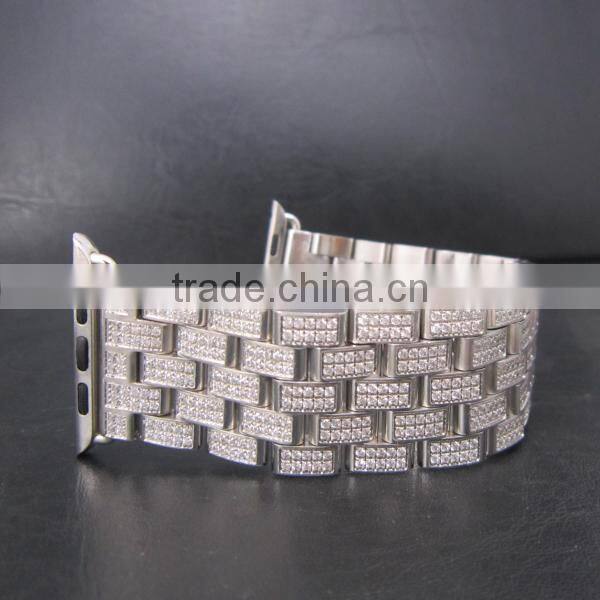 crystal watch band for apple watch ,special watch chains for apple watch,watch strap for apple watch