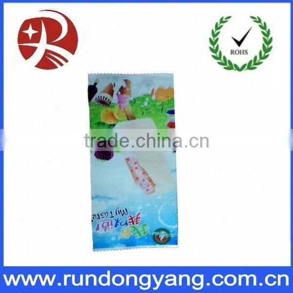 Top grade printed plastic popsicle bag for packing
