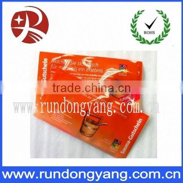 2016 Custom Printed Wet Tissue Wipes Packaging Bag