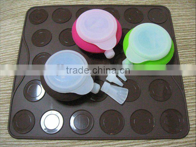 Easy squeeze macaron+27 hole macaron pad