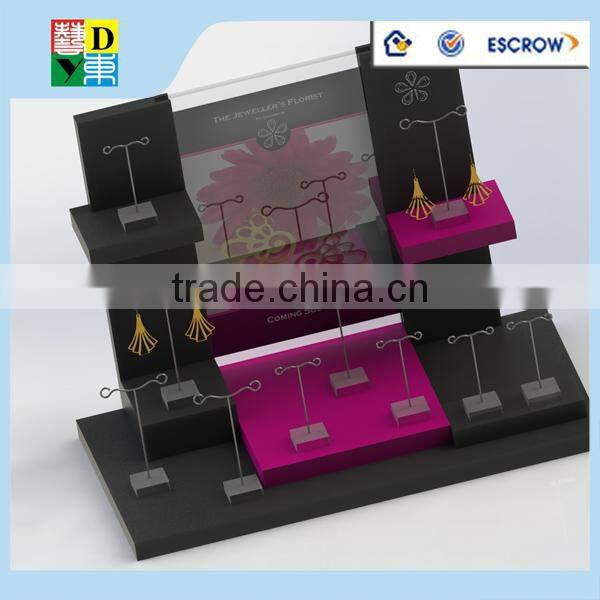2015Luxury design acrylic jewelry display stands jewelry display acrylic display stand for jewelry