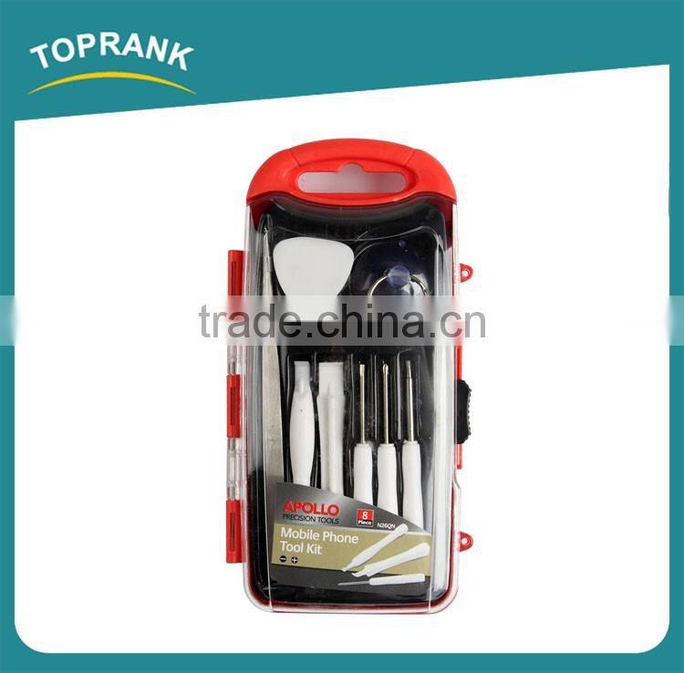 Toprank promotion smart phone repair kit 8 in 1 multi mobile phone repair tool kit