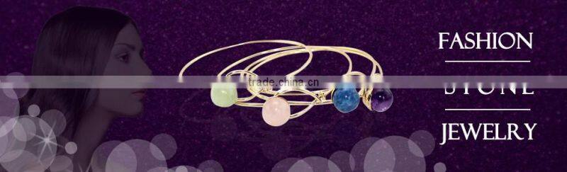 Wholesale Jewelry Gemstone Natural Stone Crystal Quartz Pendant Turquoise Necklace